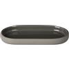Blomus - Vassoio, Ceramica, Silicone., Satellite, H 2,5 cm, B 10 cm, T 19 cm
