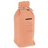 Home Sacco Salvadanaio in Terracotta, 25 cm