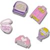Crocs Jibbitz Charms, smeraldo perla gemma confezione da 5