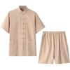 Generico Abbigliamento Tai Chi Comodo Traspirante Abbigliamento Kung Fu Cinese Cotone e Lino Arti Marziali Uniforme per Kungfu Taichi Arti Marziali di Meditazione Zen Wing Chun