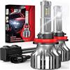 KATUR Lampadine H11 LED 110W, 20000LM 6000K-6500K Xenon Bianco IP65 Impermeabile Kit Lampade LED H8 H9 Fari Abbaglianti o Anabbaglianti Per Auto(2 Pezzi)