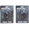 MEXITAL Pastiglie freno Anteriori sinistro + Anteriori destro per KRF 750 Teryx (4x4) (08-13) KRT 800 KRF 800 Tyrex/Tyrex 4 (14-18) KAF 820 Mule Pro/EPS (15-18) KAF 1000 Mule Pro/Diesel (16-18)