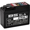 BS Battery Batteria moto AGM SLA BS Battery 300667 BTR4A -5, Nero