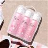LAIKOU Sakura Set da Viaggio Prodotti Capelli, 3 pezzi Set Cura Corpo Ragazza con Shampoo, Balsamo e Bagnoschiuma, Kit Bagno Doccia Viaggio ideale per Viaggi, Vacanze e Palestra