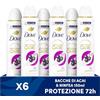 Dove Deodorante Spray Advanced Care Go Fresh Açaí, con Formula Idratante e Delicata sulla Pelle, Senza Alcol, Pelle Asciutta Fino a 72 Ore, Deodorante Uomo e Donna, 6 Pezzi da 150ml