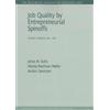 Johan M Kuhn Nikolaj Malchow-Moller And Job Quality by Entrepreneur (Tascabile)