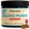 DogSuppy Sollievo Prurito Probiotici per Cani - Ferma Prurito, Grattamento, Lecc