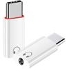 Aurum 2 adattatori da USB C a jack da 3,5 mm, DAC Hi-FI da jack a USB C e adattatore per cuffie a tipo C per iPhone 16 15 Pro, Galaxy S24 S23, iPad, auto ausiliaria