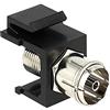 Delock Modulo Keystone 86352 Keystone (nero, argento, IEC, F, 27,8 mm, 16,3 mm, 22,3 mm)