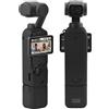 Generico Per DJI OSMO POCKET 3 Lenti Corpo Protettivo Silicone Custodia Sport Fotocamera Anti Collisione Anti Graffio Copertura Protettiva. (Set 1 Nero)