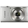 Canon IXUS 185 Fotocamera Digitale Compatta, 20 MP, 1/2.3, CCD, 5152 x 3864 Pixel, Argento [Versione EU]
