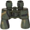 MFH Binocolo, pieghevole, 10 X 50, Woodland, lente rubino, custodia