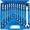 SW-Stahl Set di chiavi a cricchetto in acciaio SW, 8-19 mm, con snodo, 12 pezzi S1597