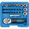 SW-Stahl S2143 Set di chiavi a bussola I 29 pezzi I 1/4 di pollice I Valigetta per utensili di qualità industriale