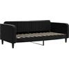 vidaXL Letto da giorno nero 100x200 cm in velluto