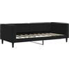 vidaXL Letto da giorno nero 90x190 cm in velluto