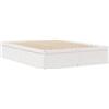 vidaXL Letto in legno massiccio senza materasso bianco 140x190 cm in legno di pino