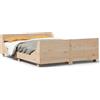 vidaXL Letto in legno massiccio senza materasso 160x200 cm in legno di pino