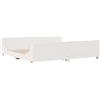 vidaXL Letto in legno massiccio senza materasso bianco 200x200 cm in legno di pino