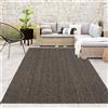 Paco Home Tappeto Outdoor Indoor Loop Resistente alle intemperie Terrazza Cucina Struttura morbida naturale Antracite Dimensioni 200x280 cm