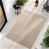 Teppium Carpetsale24 Tappeto da Esterno Design Boho Moderno Effetto 3D Resistente ai Raggi UV Ideale per Terrazza Soggiorno Cucina, Dimensioni: 140x200 cm