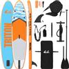 vidaXL Tavola da SUP con sedile 2 in 1 TRITON 305 x 76 x 15 cm, blu, di vidaXL per