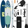 vidaXL Tavola da SUP vidaXL con sedile 2 in 1 APEX 335 x 76 x 15 cm, blu, per