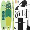 vidaXL Tavola da SUP con sedile 2 in 1 POSEIDON di vidaXL, 366 x 81 x 15 cm, verde, per