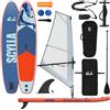 vidaXL Tavola SUP gonfiabile con vela SCYLLA 330 x 76 x 15 cm Blu