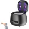 Neksong Cleon - Pulitore ad Ultrasuoni 45000Hz con 3 modalità, Vasca in Acciaio Inossidabile, Pulizia Rapida, per Igienizzare Bite, Dentiere (Nero)