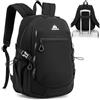 SPAHER Zaino da Viaggio 40x30x15 ITA Airways Iberia Bagaglio a Mano Aereo 20L Zaino Cabina Impermeabile Zaini Scuola Casual Leggero Zainetto Sportivo Antifurto Uomo Donna Travel Backpack, Nero