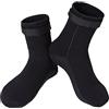 Lylithuif Calzini da sub in neoprene da 3 mm Stivali Scarpe da acqua Elastico leggero e confortevole per la spiaggia Snorkeling Surf Uomo Donna DS002 Nero Blu Rosa XS S (XS (taglia 33-35))