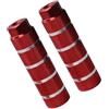 HEANUJJ Manopole in 9mm Foro Alluminio Diametro Accessorio e Lega di Rosso Posteriori per Bicicletta Mountain Bike Outdoor Ciclismo e Guida All'aperto