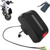 HJGHY Pacco Batteria al Litio 24V 36V Reggisella Batteria al Litio 10Ah 12Ah 14Ah 15Ah Batterie di Ricambio per Motore e-Bike con Caricatore