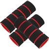 Housoutil Manicotti in Spugna per Barra Fitness 3 Pezzi Protezione Antiscivolo Imbottitura per Barra Trazioni Allenamento Facile Installazione Nero