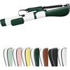 ASYJVWYZ Borsa Da Golf, Borsa Leggera For Pistola Da Golf, Tracolla Imbottita Staccabile, Borsa For Mazze Da Golf Con Tasche For Accessori(White)