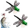 Generico 2PCS Insect Fishing Lures Dragonfly Fishing Lures Isca Con Ganci, Fly Bait Doppia Ala A Gonna Con Pseudo Di Simulazione Del Gancio, Lures Di Pesca in Acqua Superiore (D#)