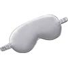 SDYdsgE Maschera for Dormire in Seta di gelso con Elastico, Morbida Visiera for Notte, Bianca(Silver)