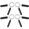 VINTORKY 4 Clip a Molla per Bilanciere e Manubri in Acciaio Resistente alla Ruggine, Blocca Dischi Pesi su Barre Standard 25mm per Palestra e Allenamento, Set da 4