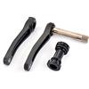 LHHL 110/127/140/150/155/165mm Bicicletta Sinistra/Destra Manovella for Bambini Bicicletta Pieghevole Integrate Cave Bicicletta Braccio Pedivella con con BB(160mm)