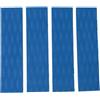 Kukyller 4 Pezzi Cuscinetti per trazione per tavola da Surf Tappetino per Presa sul Ponte Surf Trazione Anteriore Cuscinetto Antiscivolo per tavola da Surf per Tavole da Surf Skimboards (Blu)