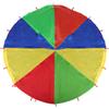 ROMISBABA Paracadute Arcobaleno con Maniglie, Gioco Cooperativo per attività di Gruppo all Aperto, per Feste di Compleanno e attività