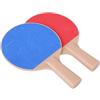 RiToEasysports Racchetta da Pong, Kit Racchetta da Pong in Plastica 246 X 150 Mm con 2 Palline, Impugnatura Ergonomica, Buona Resilienza, Pratica Indoor all'aperto per Bambini Principianti