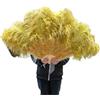 MFWHEFJ Ventagli di Piume Grandi ventagli di Piume 13 Barre Piume ventaglio Pieghevole for Carnevale Festa Festival Opera Supporto Puntelli Decorazione Accessorio(032,2 PCS)