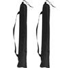 Didiseaon 2 Pezzi Borsa da Baseball e Softball in Poliestere Nero, Custodia Multipurpose Tracolla Regolabile per Trekking e Campeggio