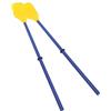 RUNROTOO Pagaia Kayak in ABS Nero, 1 Paio Smontabile e Antiscivolo, Accessorio per Canoe e Kayak in Acque Libere