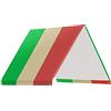 RNXRZANK di Ricambio per Parco Giochi, Copertura Impermeabile per Tettoia per Altalene da Esterno, Copertura per Tettoia per Parco Giochi per Bambini, Verde Beige Rosso