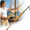 WHRAOY Asta Telescopica for Marinaio (3/4/5/6/7/8 M), Gancio in Acciaio Inossidabile 316 + Maniglia Antiscivolo, con Chiusura A Rotazione, for Ormeggio, Attracco(8M/26.2FT)
