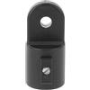 YARNOW Tappo Terminale Occhiello per Barca in Nailon Nero, Accessorio Leggero e Robusto per Coperture Marine e Kayak, per Hardware Nautico