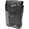 Hoppipola Borsa per attrezzatura subacquea, borsa a rete in nylon 210D, per riporre boe e attrezzatura da snorkeling, con chiusura a bottone automatico, colore: nero